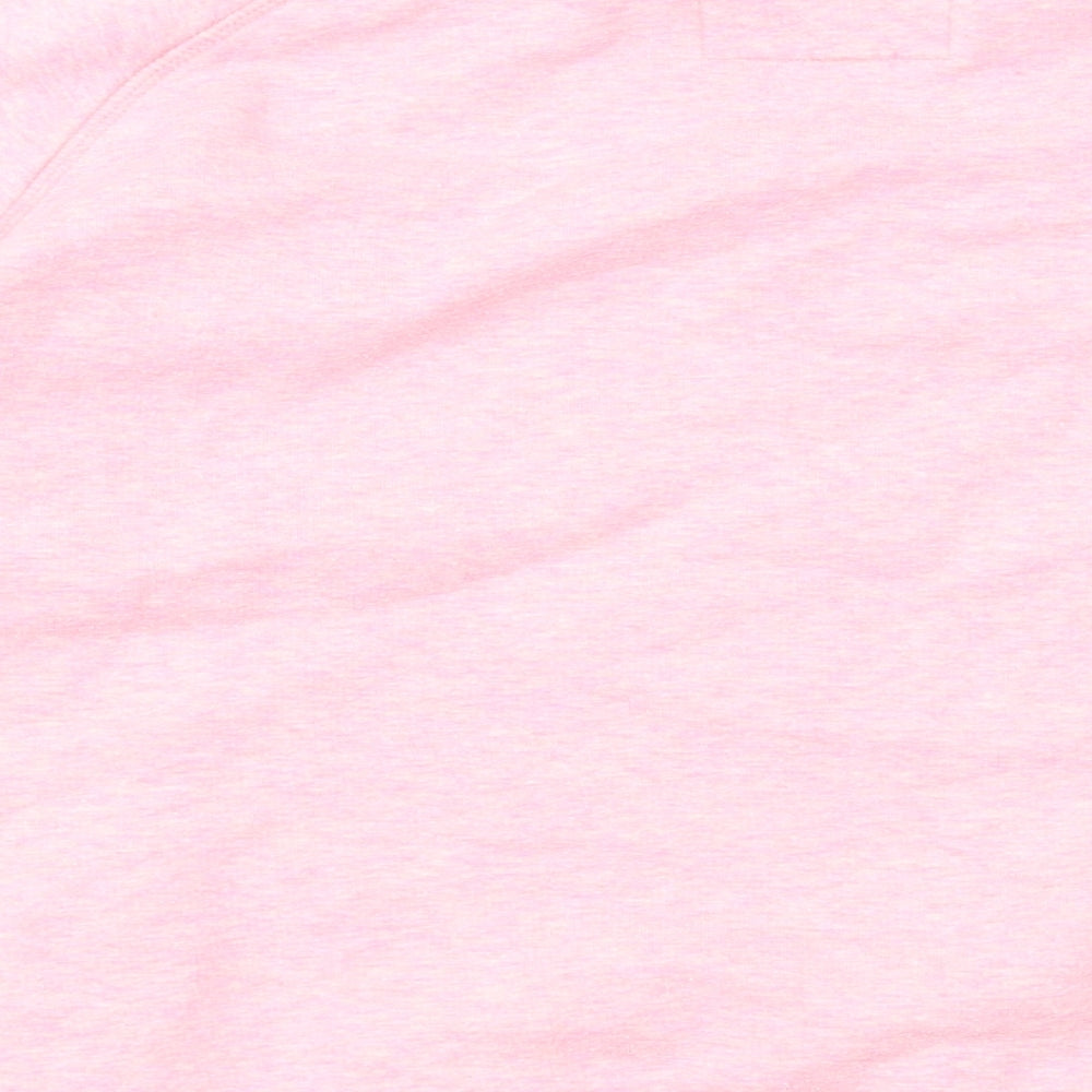 Jack Wills Womens Pink Cotton Pullover Sweatshirt Size 16 Pullover