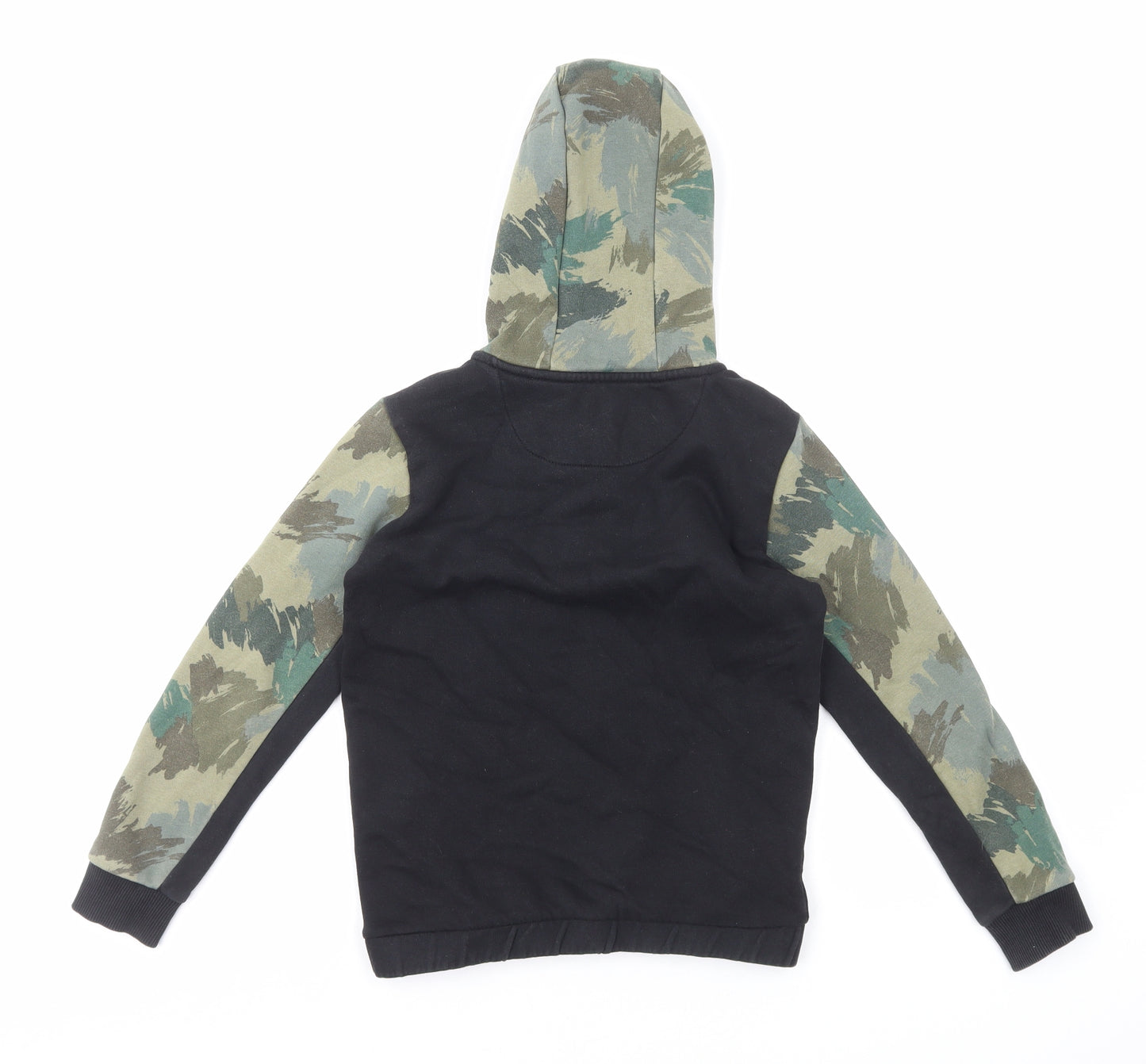 Nutmeg Boys Green Cotton Pullover Hoodie Size 7-8 Years Pullover
