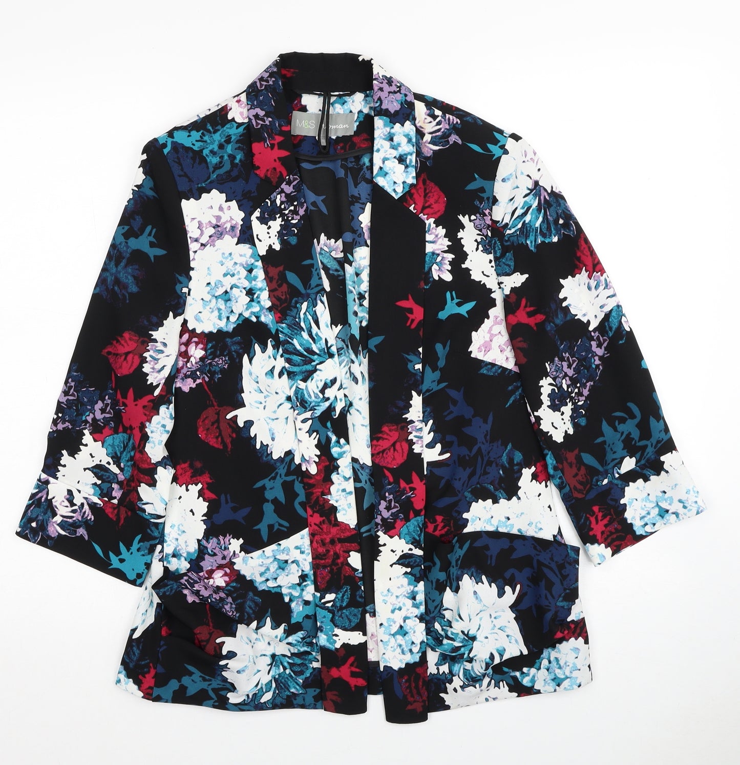 Marks and Spencer Womens Multicoloured Floral Jacket Size 10