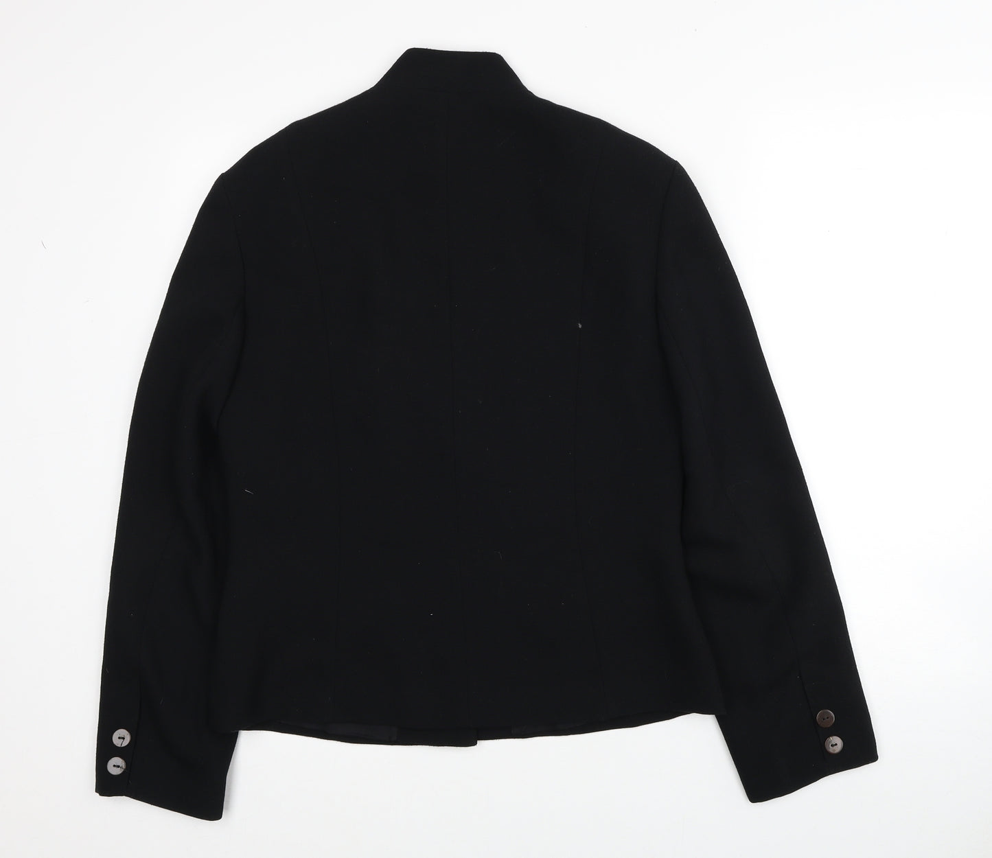 Wallis Womens Black Jacket Size 12 Button