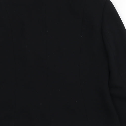 Wallis Womens Black Jacket Size 12 Button