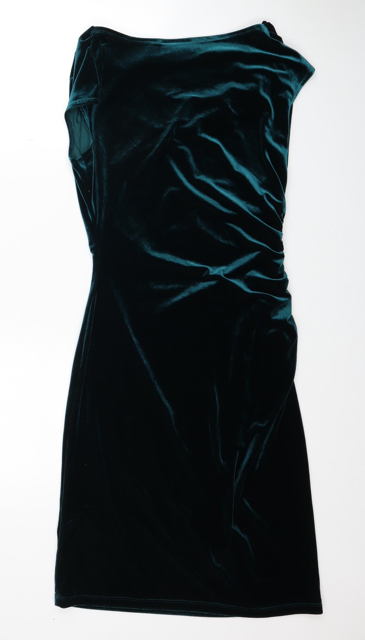 Ronni Nicole Womens Green Polyester Pencil Dress Size 6 Boat Neck Pullover