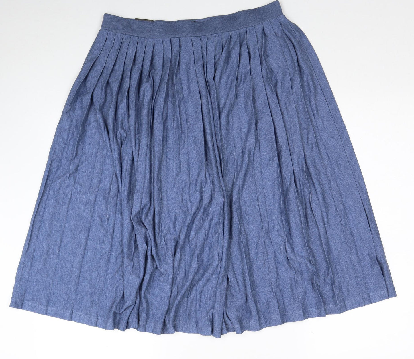 Atmosphere Womens Blue Polyester Flare Skirt Size 16