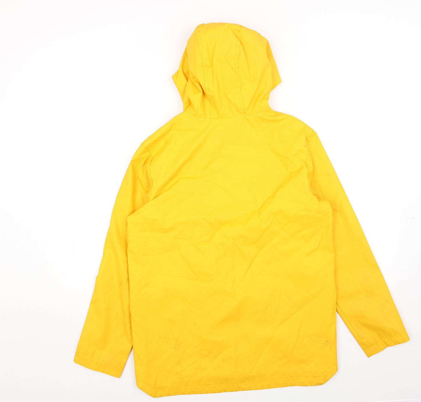 Quicksilver Womens Yellow Rain Coat Coat Size 12 Zip