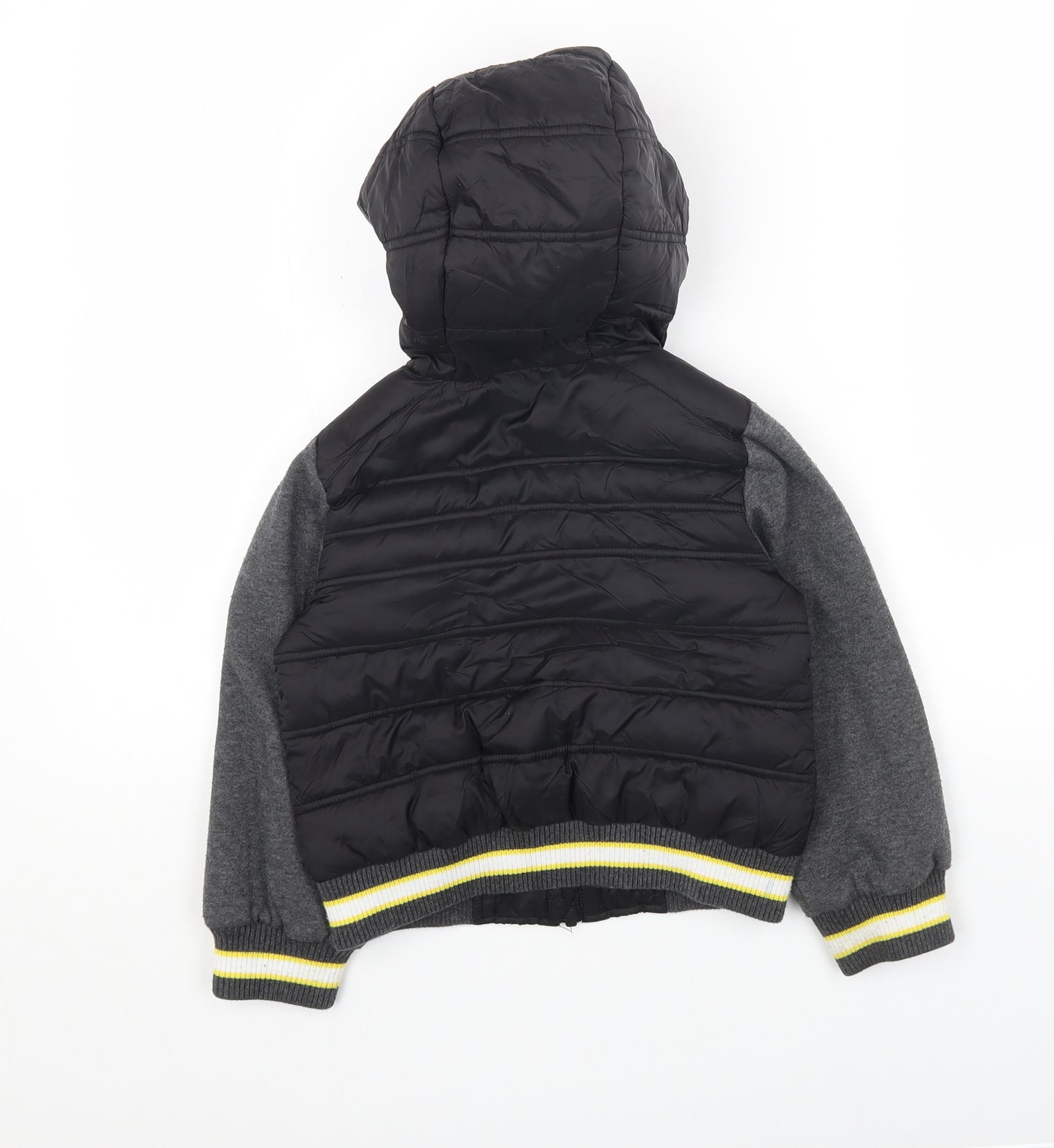 Michael Kors Boys Black Quilted Coat Size 4XL Zip