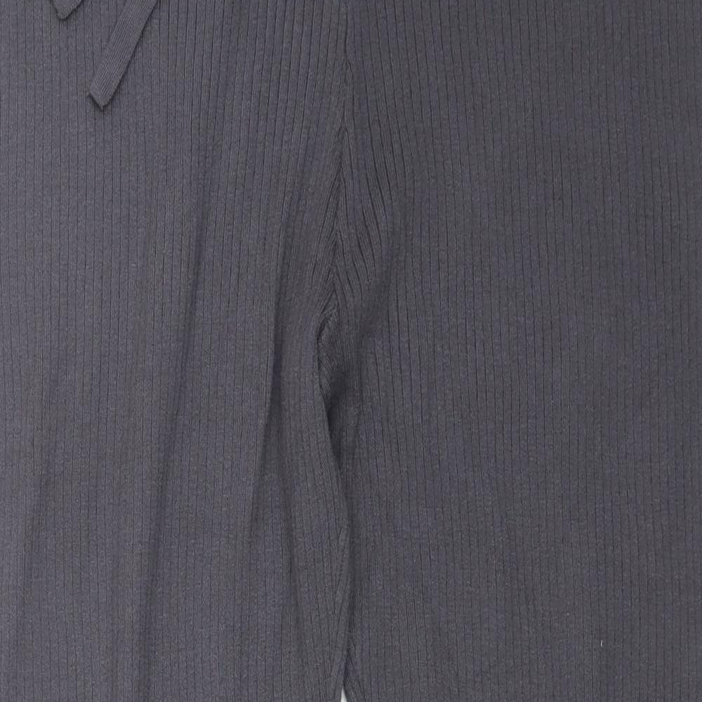 F&F Womens Grey Viscose Jogger Leggings Size 20 L27 in - Drawstring Waist
