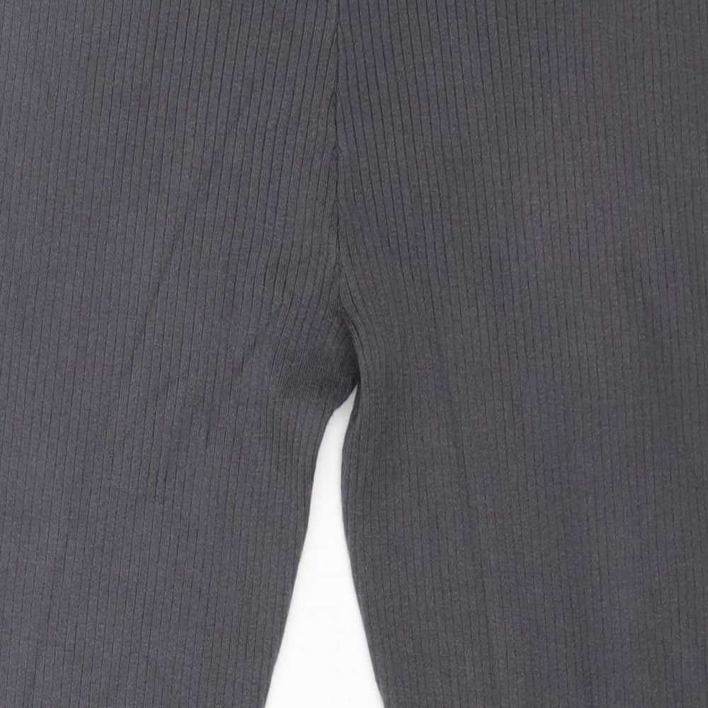 F&F Womens Grey Viscose Jogger Leggings Size 20 L27 in - Drawstring Waist