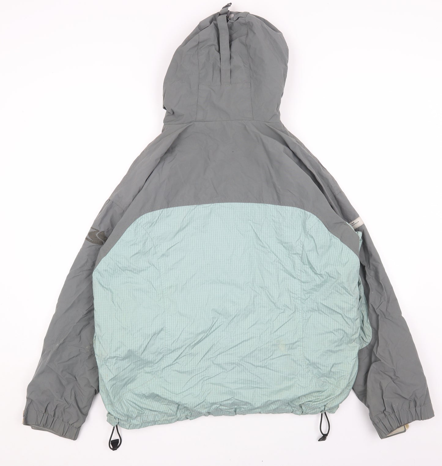 Preworn Womens Multicoloured Rain Coat Coat Size L Zip