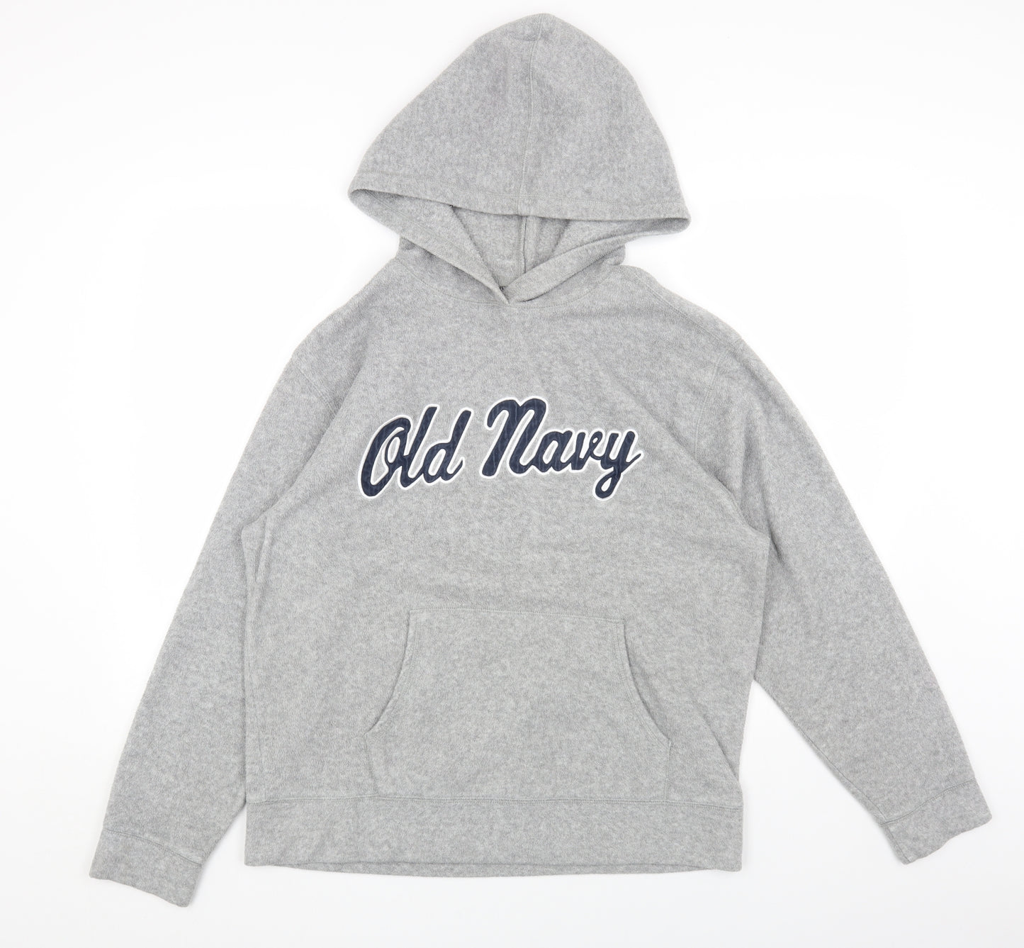 Old Navy Womens Grey Polyester Pullover Hoodie Size L Pullover