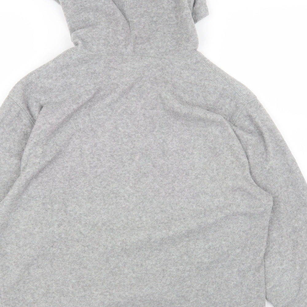 Old Navy Womens Grey Polyester Pullover Hoodie Size L Pullover