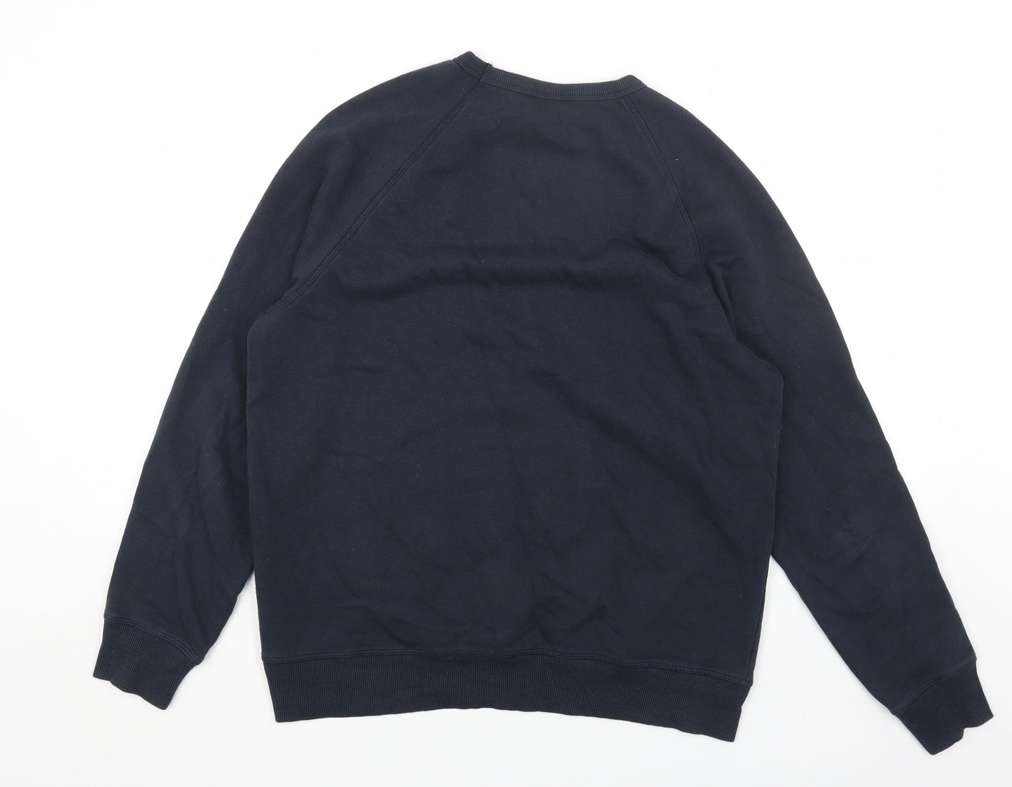 H&M Womens Blue Cotton Pullover Sweatshirt Size M Pullover