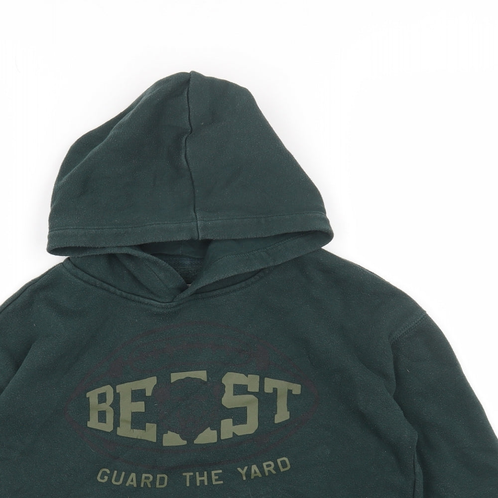 Gap Boys Green Cotton Pullover Hoodie Size L Pullover - Beast