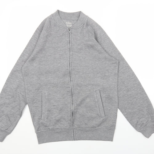 Easy Mens Grey Jacket Size S Zip