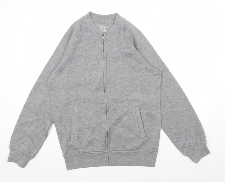 Easy Mens Grey Jacket Size S Zip