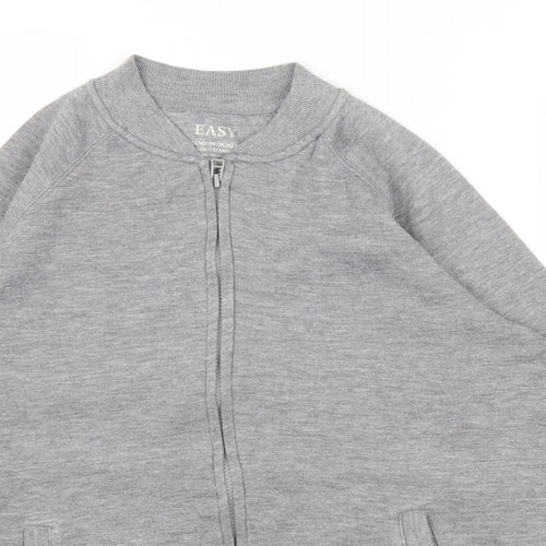 Easy Mens Grey Jacket Size S Zip