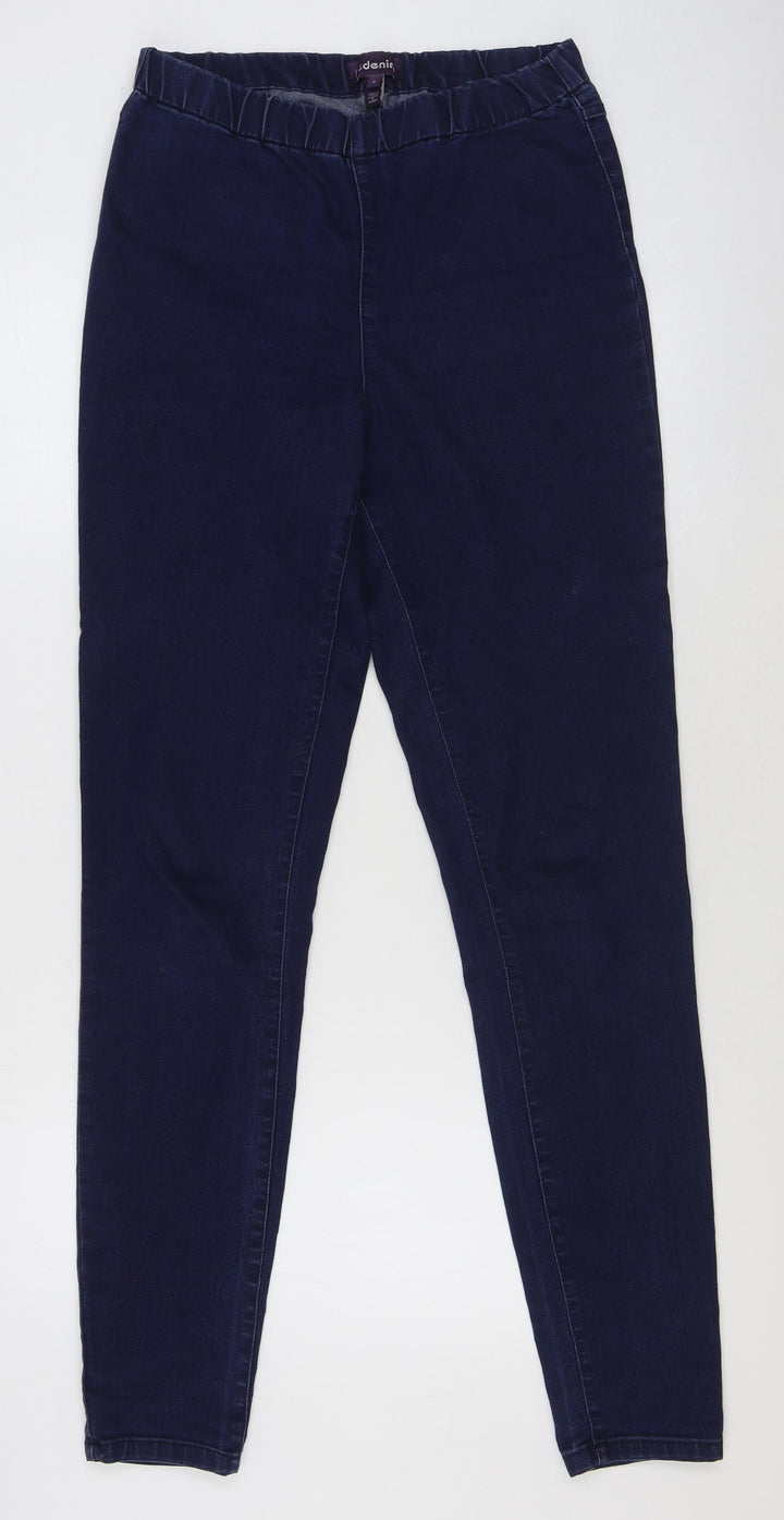 ITS Denim Womens Blue Cotton Jegging Jeans Size S Regular