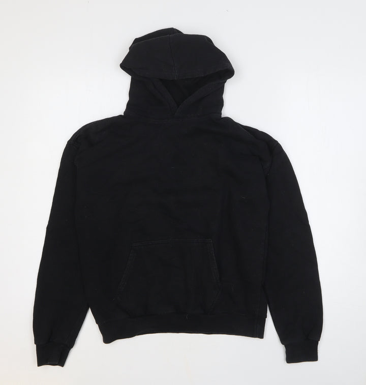 Stars & Stripes Boys Black Cotton Pullover Hoodie Size XL Pullover