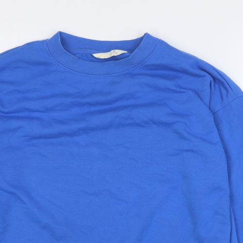 Primark Womens Blue Polyester Pullover Sweatshirt Size S Pullover