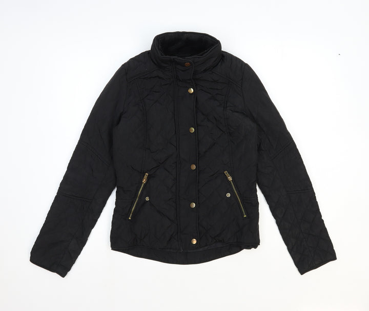 Stradivarius Womens Black Jacket Size S Zip