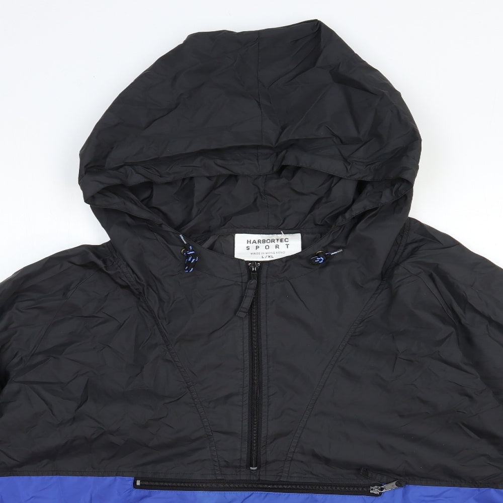 Harbortec Mens Blue Anorak Coat Size XL Zip