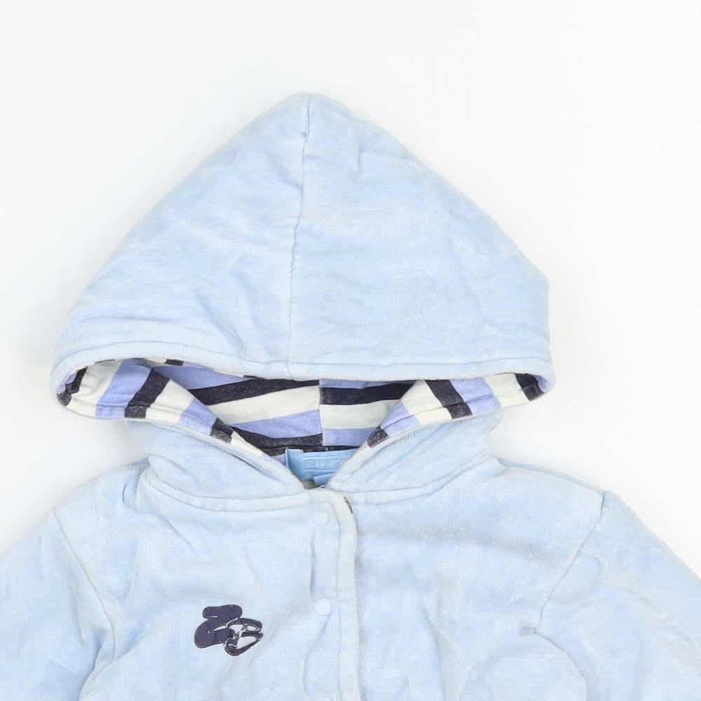 Zippy Boys Blue Jacket Size 9-12 Months Snap