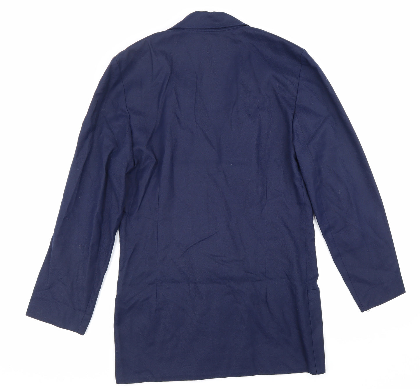 Top Notch Womens Blue Polyester Jacket Suit Jacket Size 6