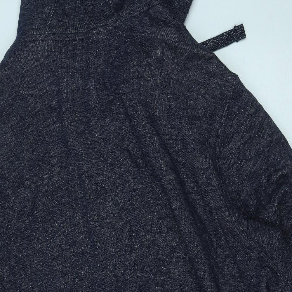 F&F Mens Blue Cotton Full Zip Hoodie Size 3XL