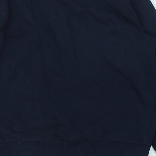 Calvin Klein Mens Blue Cotton Pullover Sweatshirt Size M