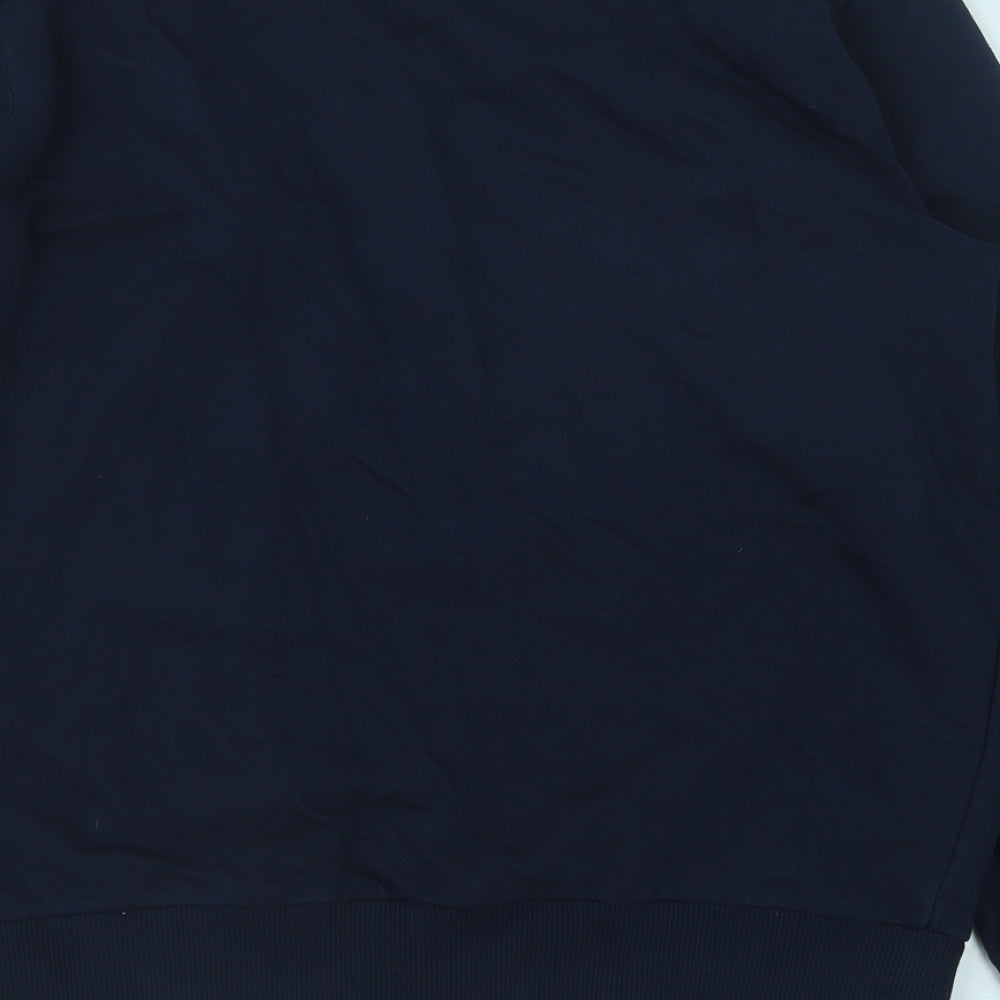 Calvin Klein Mens Blue Cotton Pullover Sweatshirt Size M