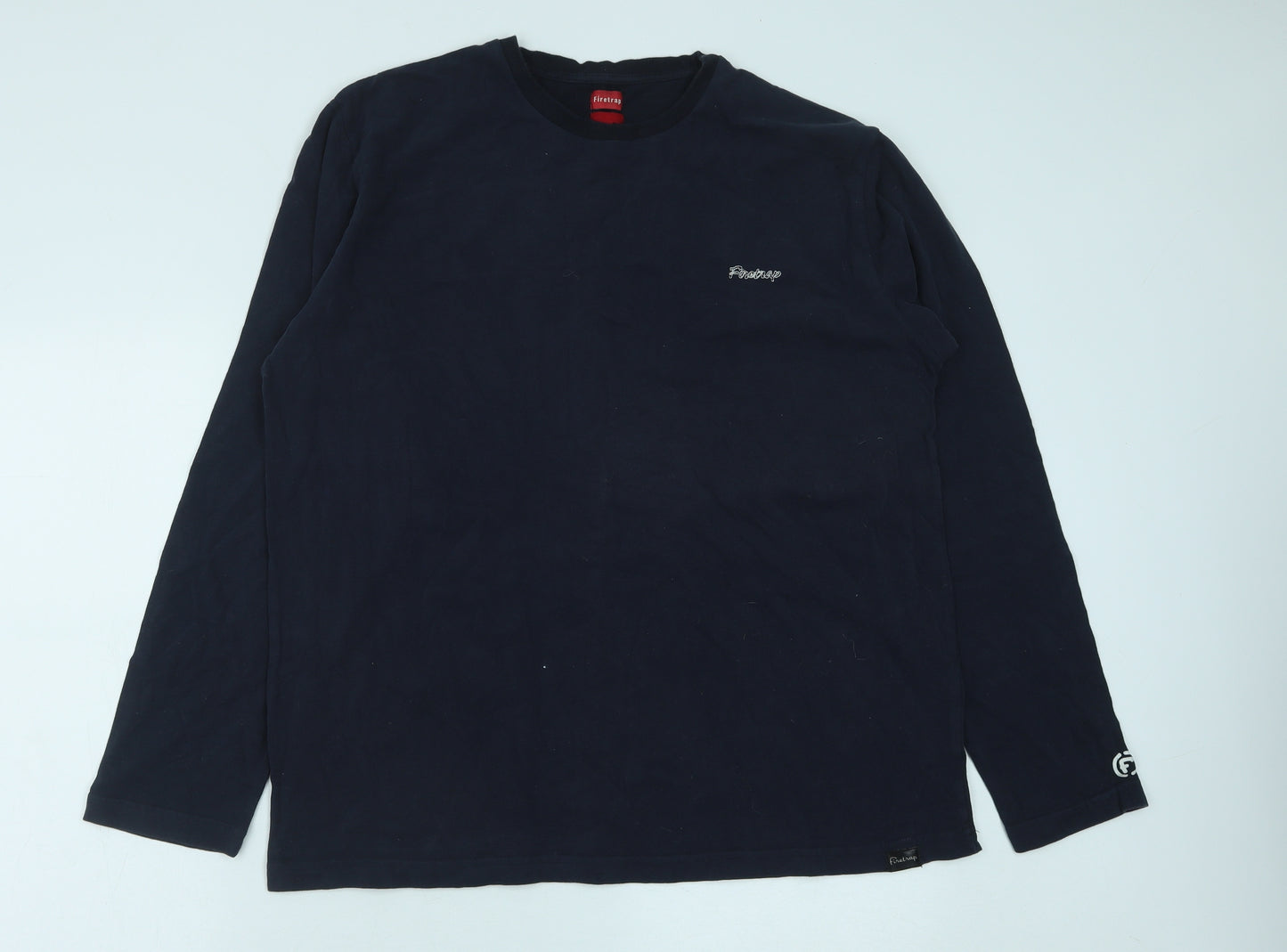 Firetrap Mens Blue Cotton Pullover Sweatshirt Size 2XL