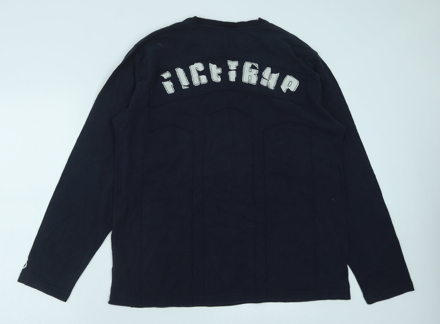 Firetrap Mens Blue Cotton Pullover Sweatshirt Size 2XL