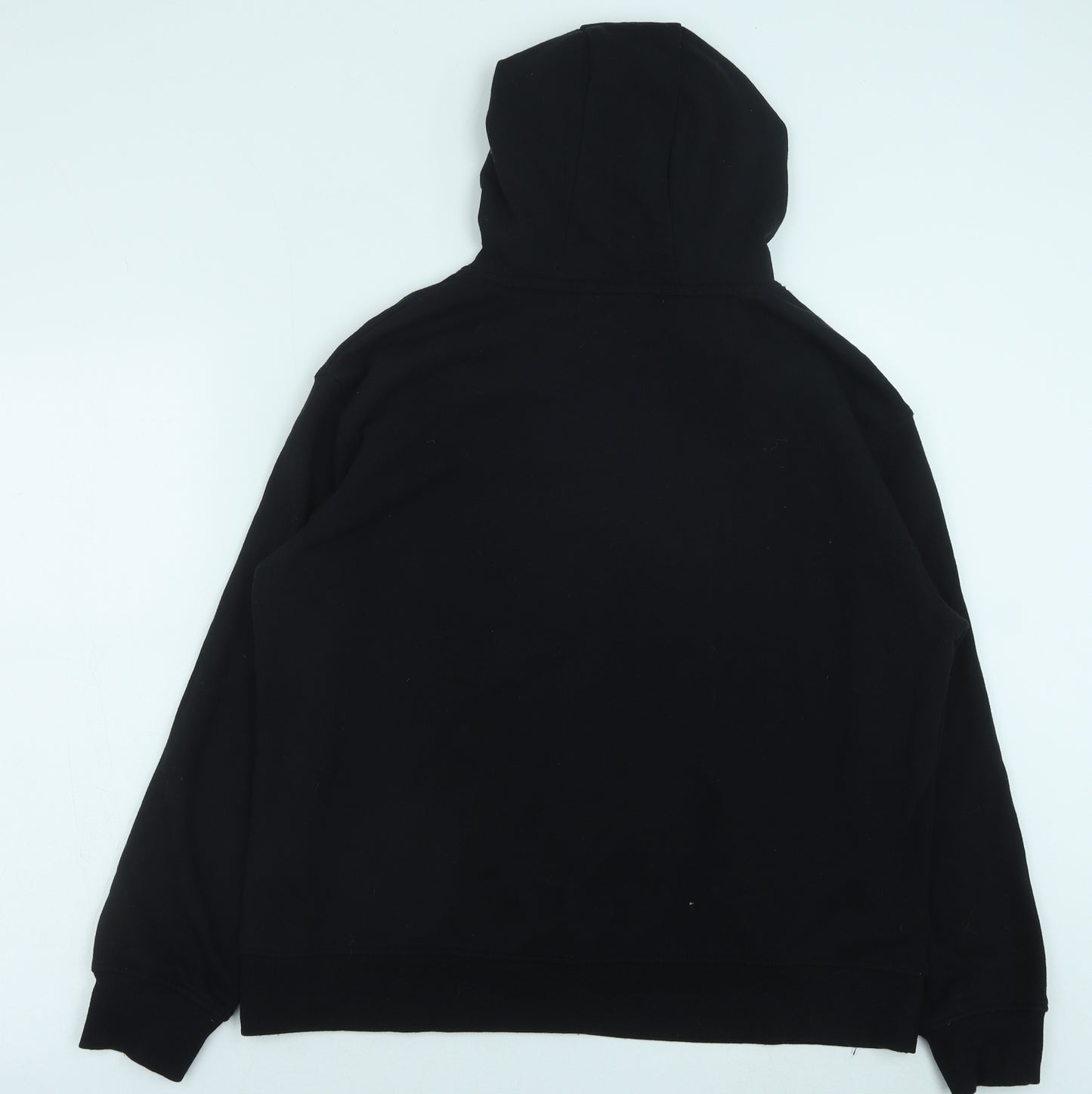 Primark Mens Black Polyester Pullover Hoodie Size M
