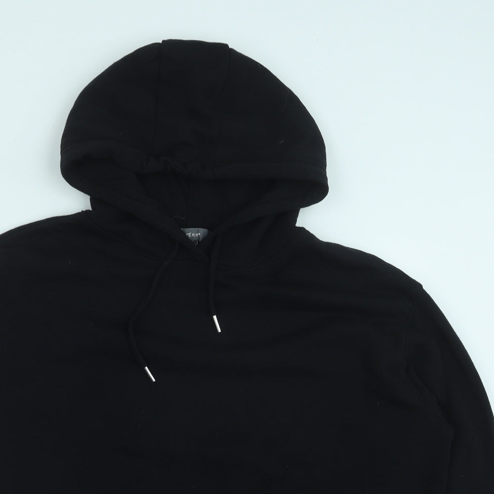 Primark Mens Black Polyester Pullover Hoodie Size M