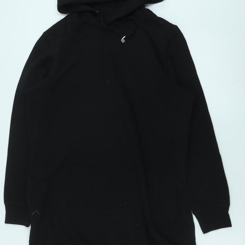 George Womens Black Polyester Pullover Hoodie Size M Pullover