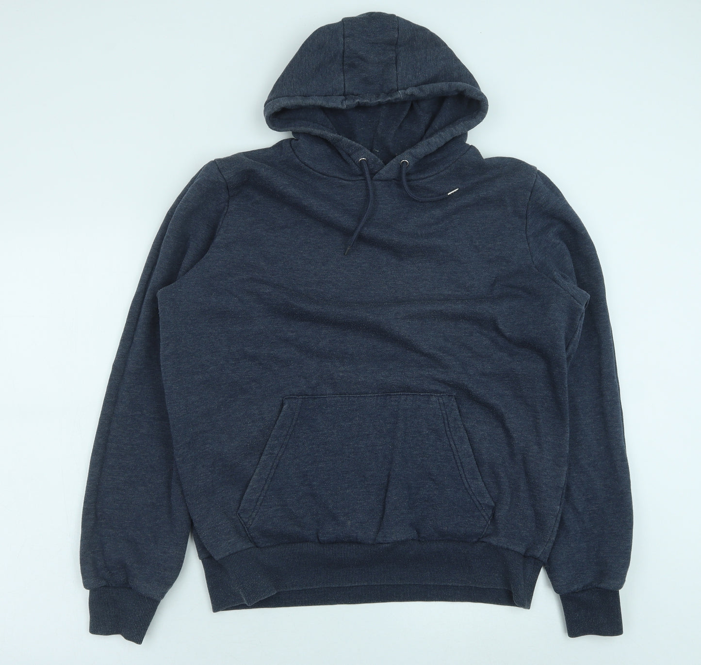 Primark Mens Blue Cotton Pullover Hoodie Size XL