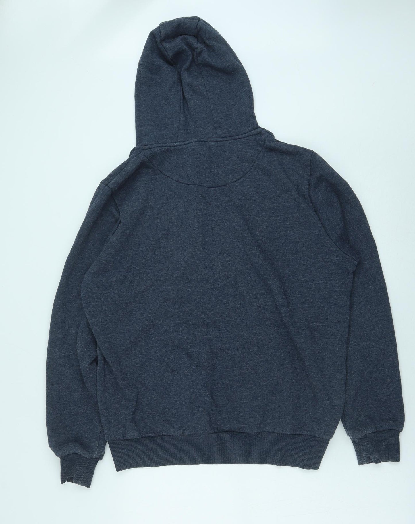 Primark Mens Blue Cotton Pullover Hoodie Size XL