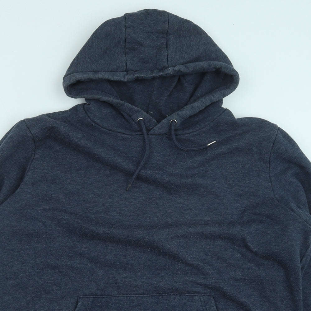 Primark Mens Blue Cotton Pullover Hoodie Size XL