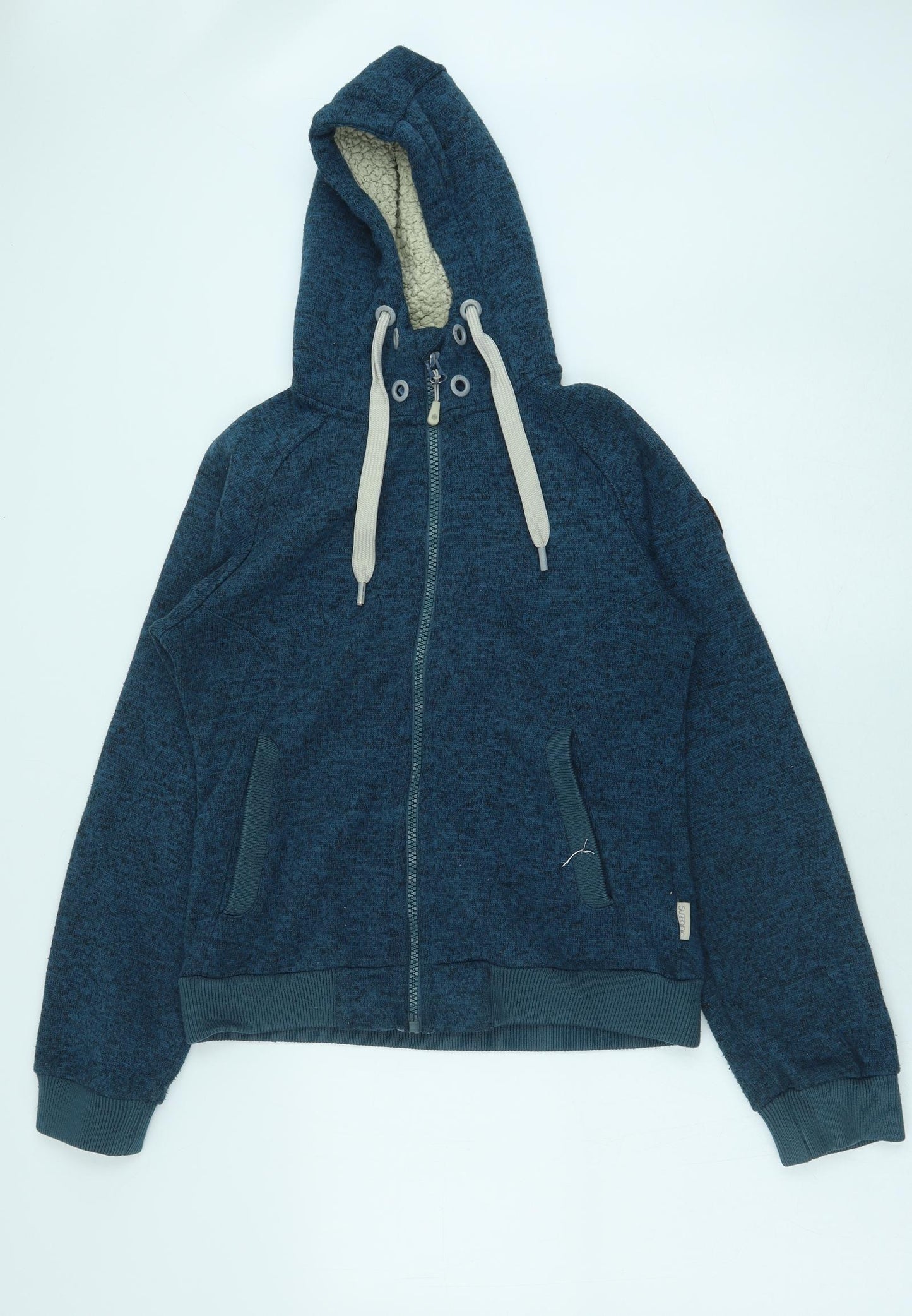 Surfonic Mens Blue Polyester Full Zip Hoodie Size L