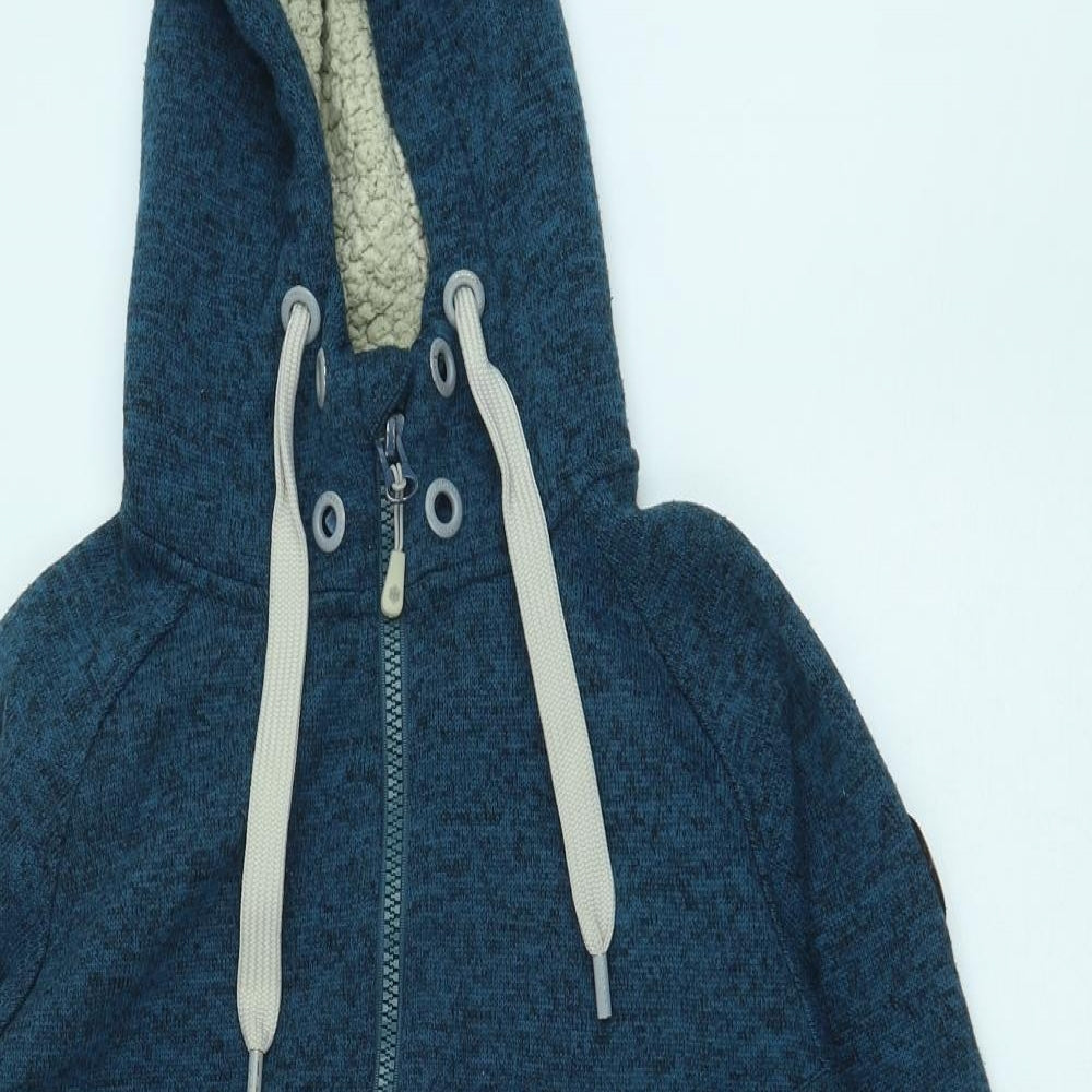 Surfonic Mens Blue Polyester Full Zip Hoodie Size L