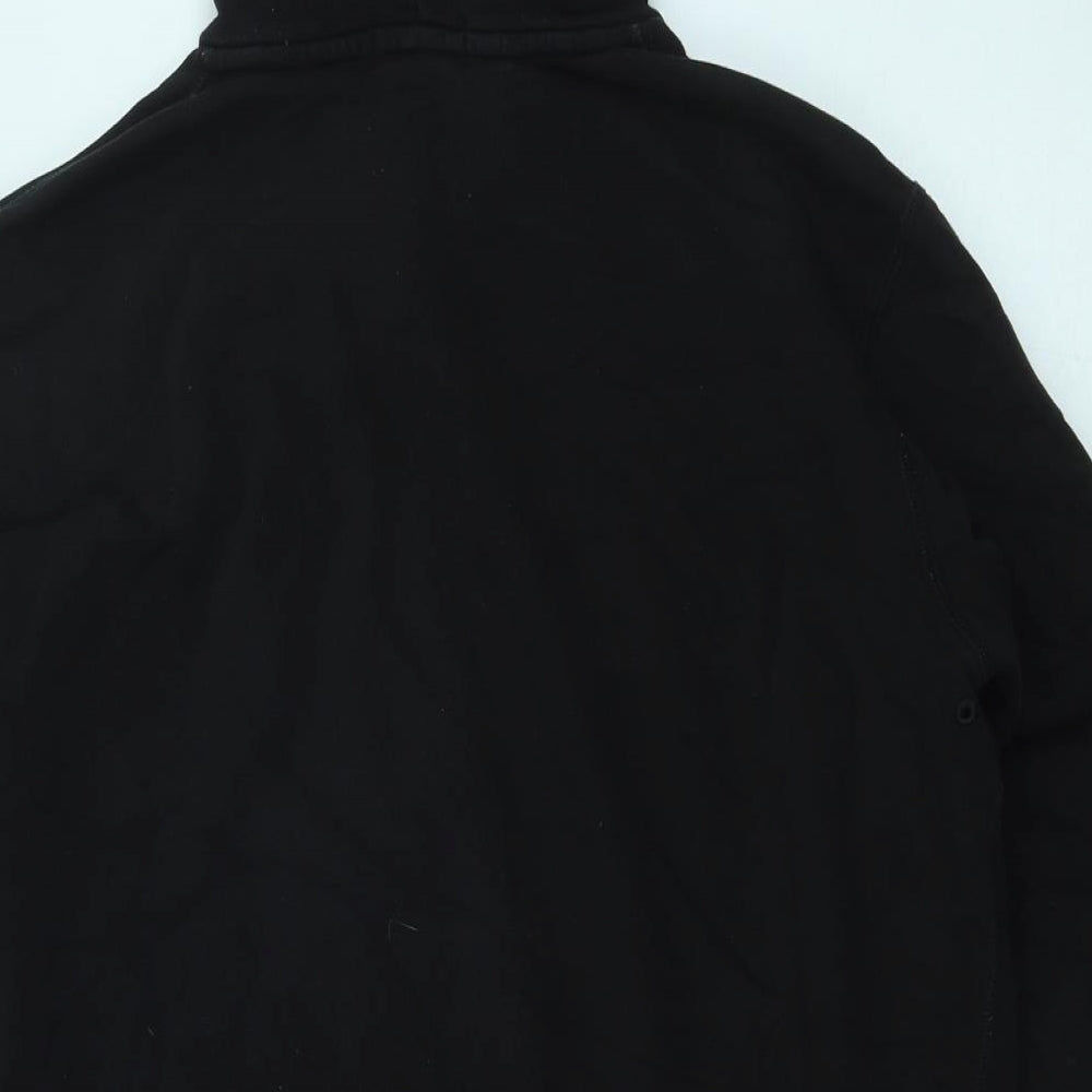 Theory Mens Black Cotton Pullover Hoodie Size M - Our Time Is Now