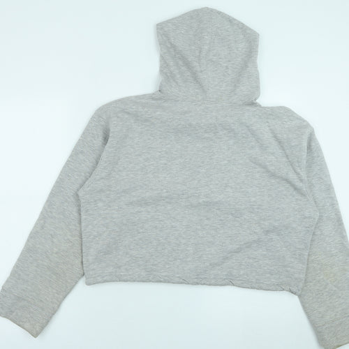 Zara Womens Grey Cotton Pullover Hoodie Size S Pullover - Los Angeles