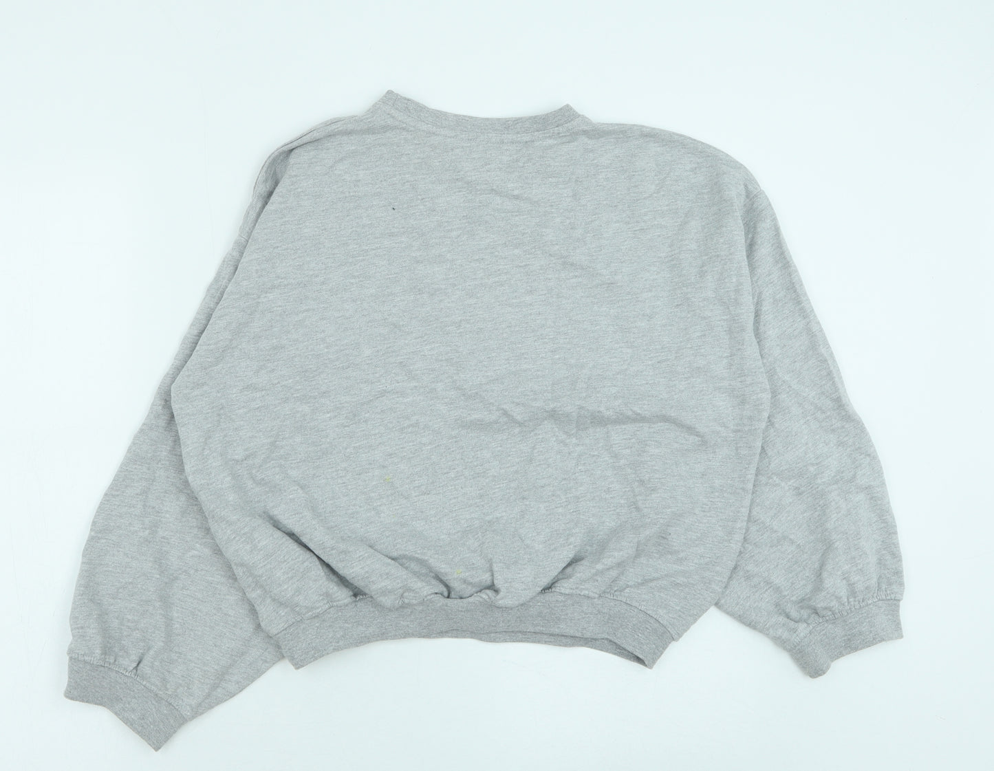 Urban Bliss Womens Grey Cotton Pullover Sweatshirt Size 6 Pullover