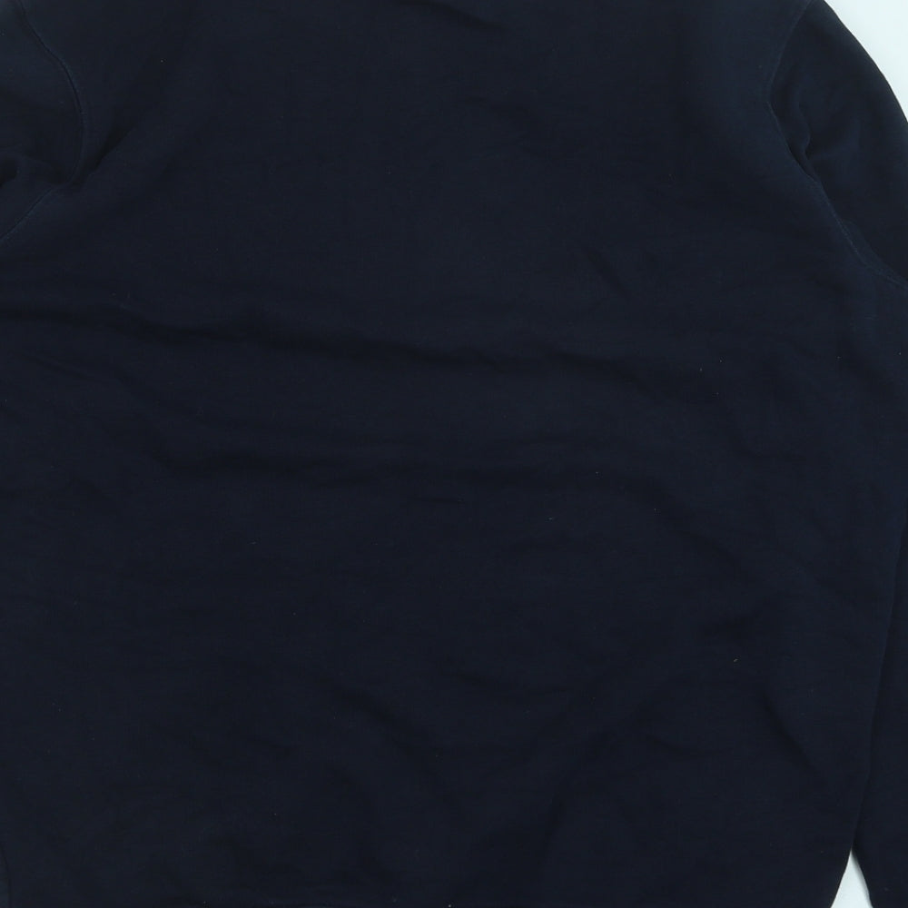 Champion Mens Blue Cotton Pullover Sweatshirt Size S