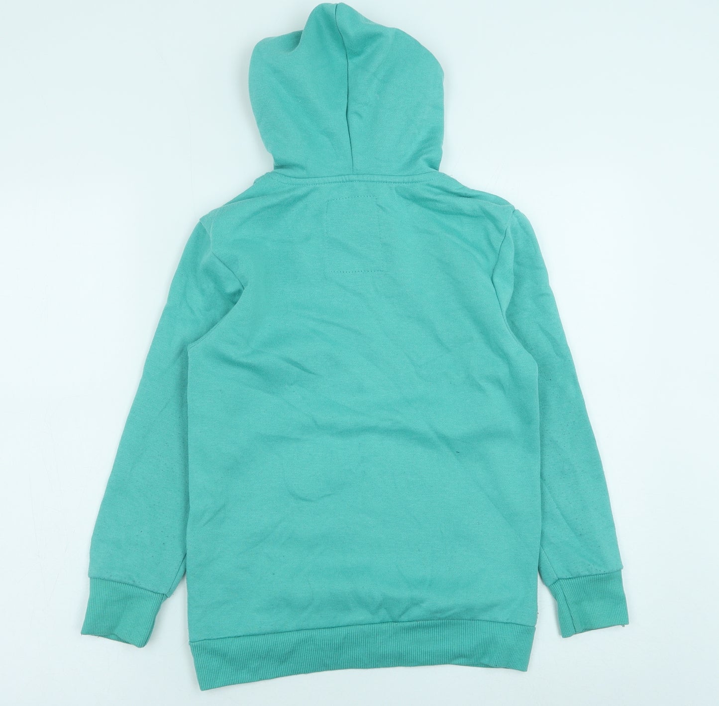 Rewired Boys Green Polyester Pullover Hoodie Size 9-10 Years Pullover - No Excuses