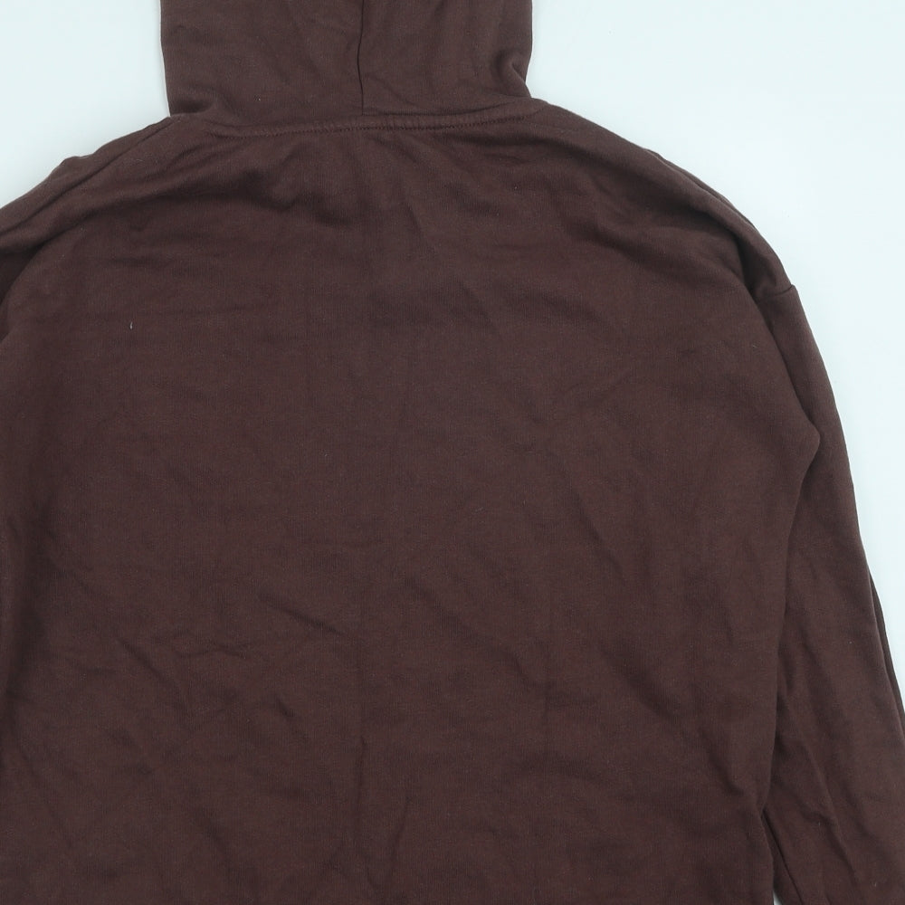 PEP&CO Womens Brown Cotton Pullover Hoodie Size M Pullover - Paris Couture