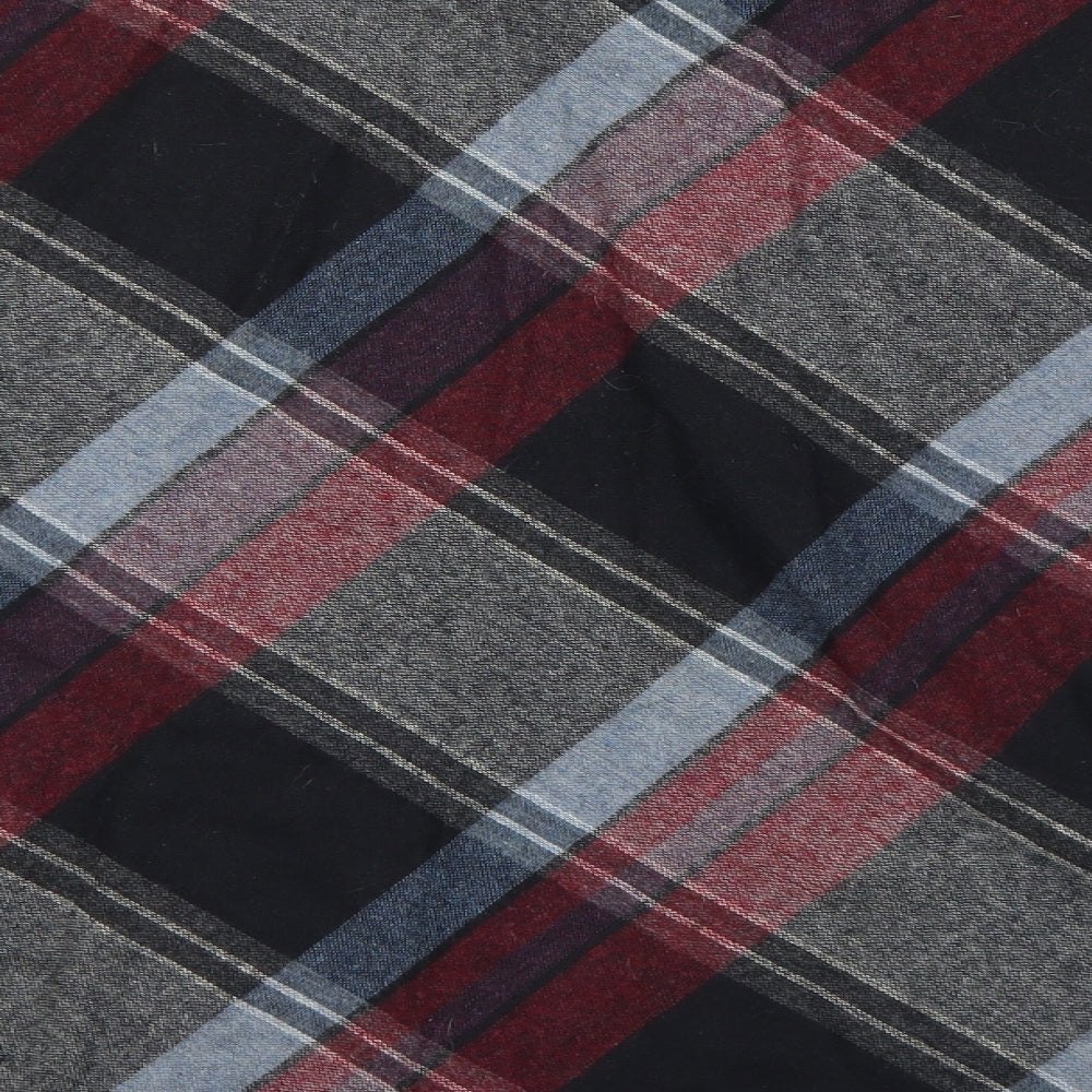 St Bernard Womens Black Geometric Polyester Skater Skirt Size 28 Zip