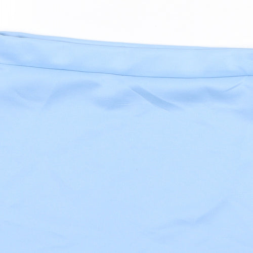 In the Style Womens Blue Polyester Bandage Skirt Size 10