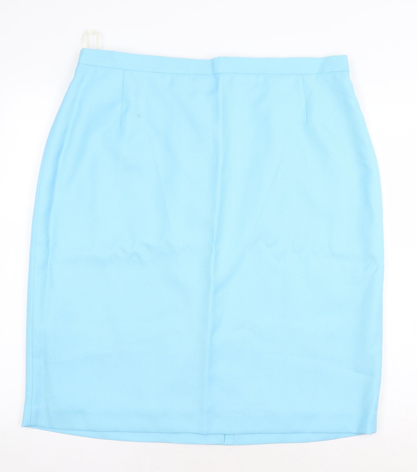 Definitions Collection Womens Blue Polyester Bandage Skirt Size 22 Zip