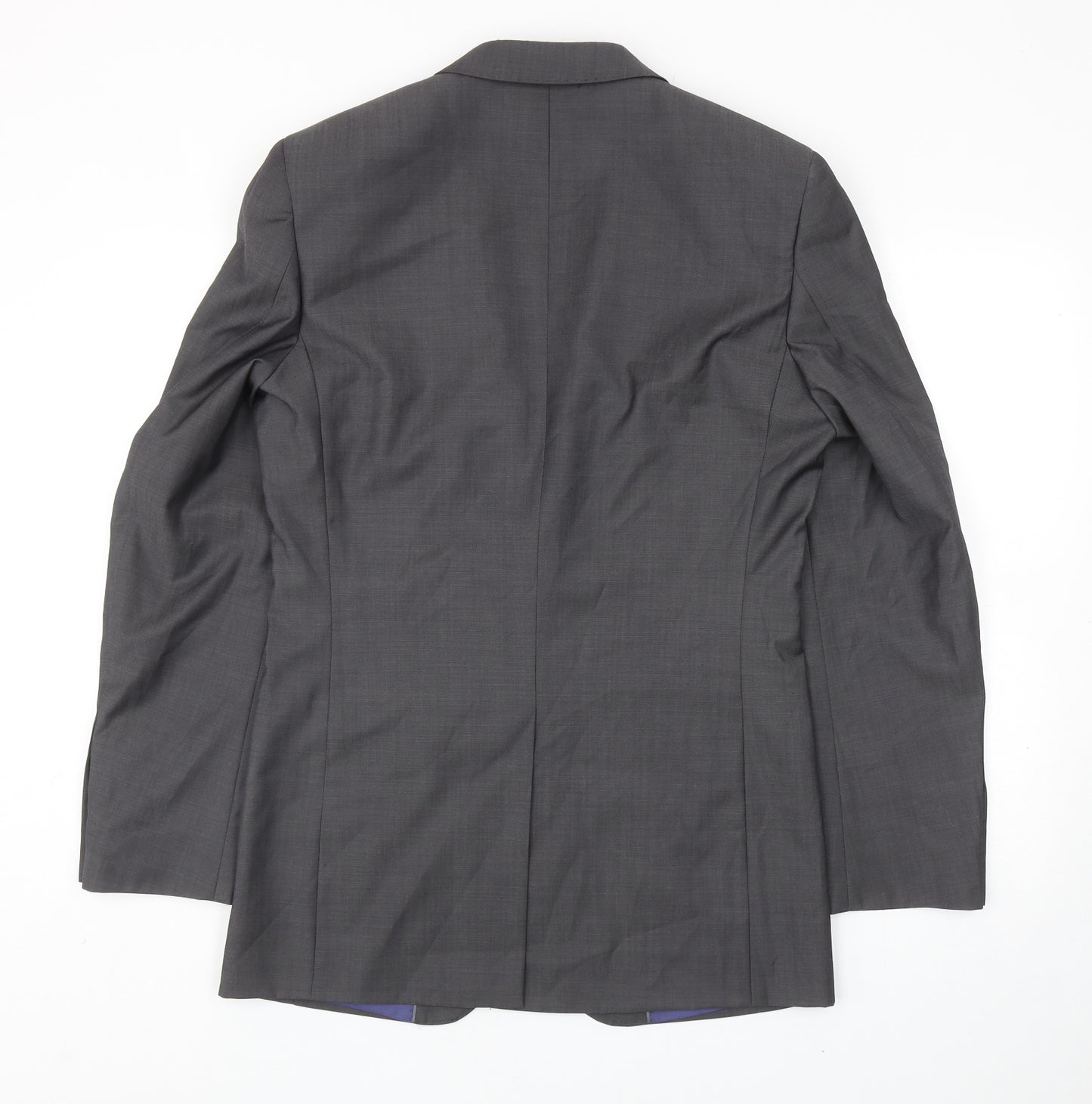 Marks and Spencer Mens Grey Wool Jacket Suit Jacket Size 36