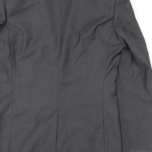Marks and Spencer Mens Grey Wool Jacket Suit Jacket Size 36